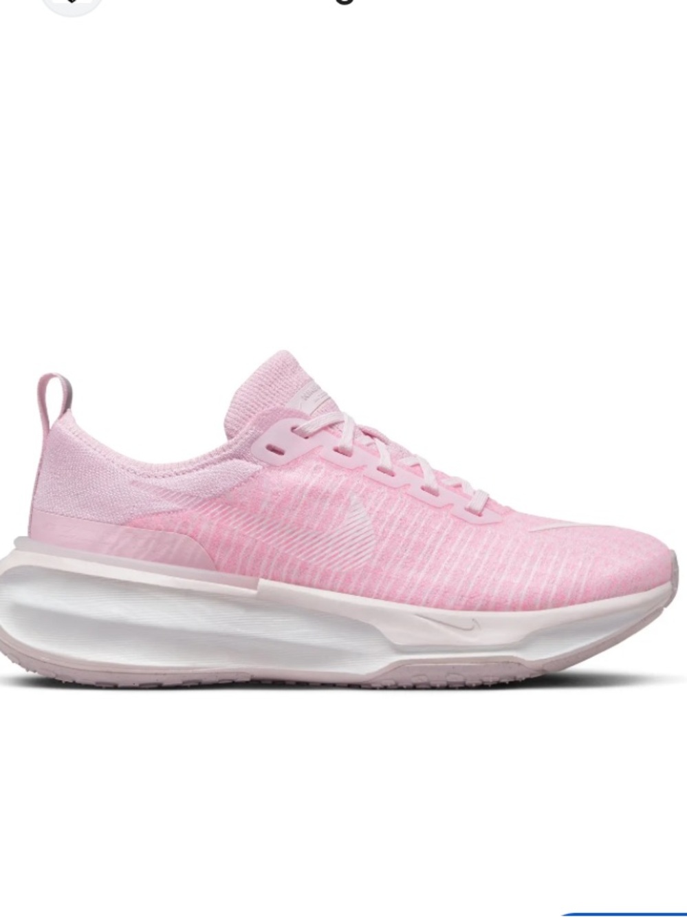 NIKE Sneakers Zoom X Invisible Run 3 Pink Foam White Pearl EU Size 38.5 Size 7.5